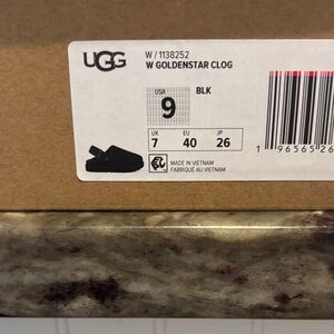 UGG Black Goldenstar Clogs